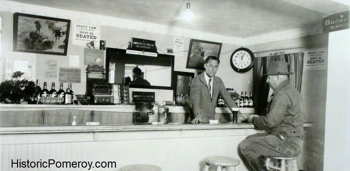 Pomeroy Hotel basement bar